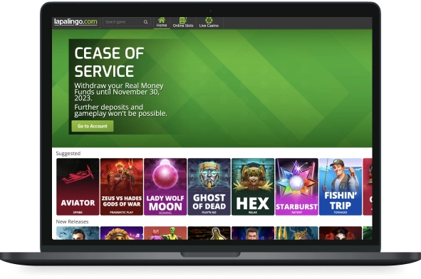 Lapalingo Casino Desktop